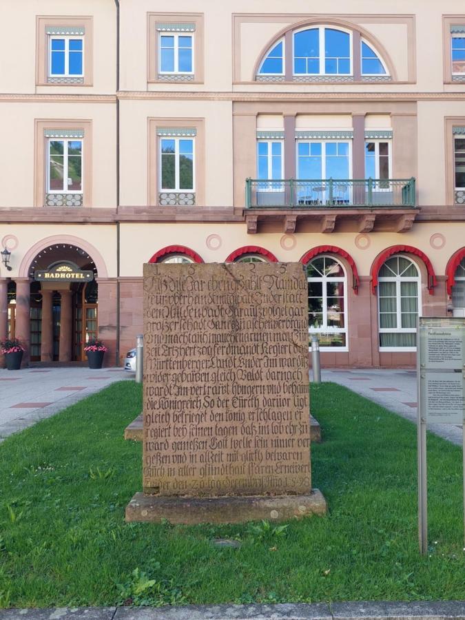 Apartement Am Waldrand Bad Wildbad Exterior foto